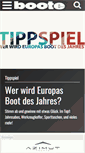 Mobile Screenshot of boote-magazin.de