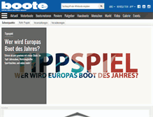 Tablet Screenshot of boote-magazin.de